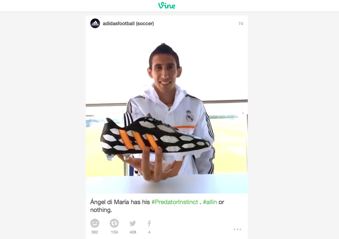 adidas auf Vine