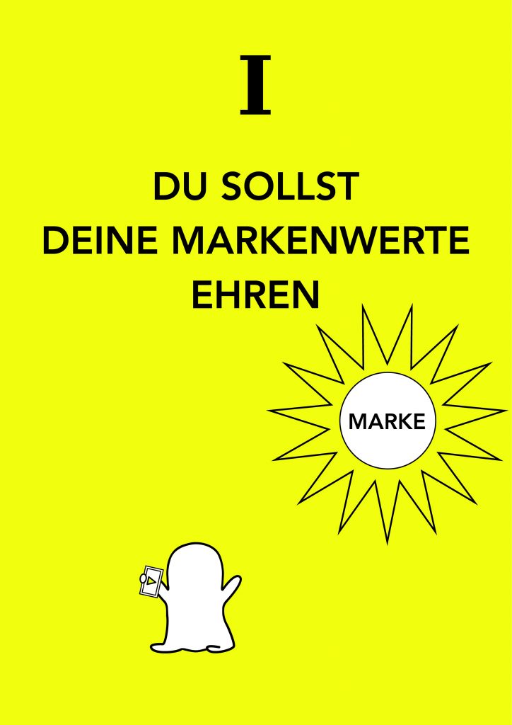 Die 10 Gebote für Marken auf Snapchat - von Franz-Josef Baldus