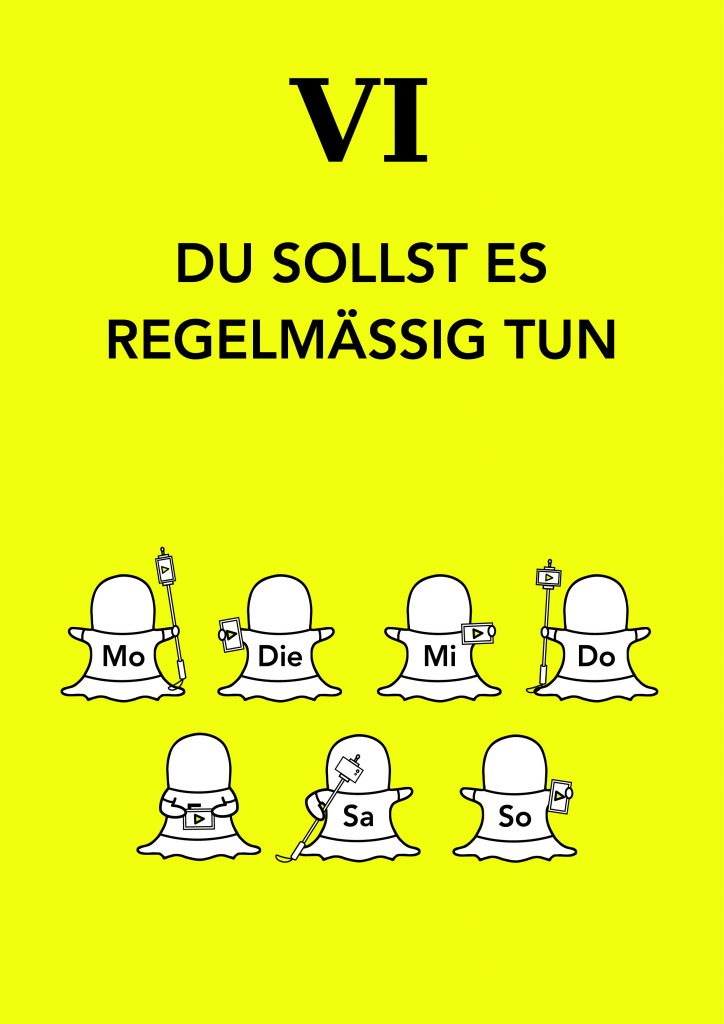 Die 10 Gebote für Marken auf Snapchat - von Franz-Josef Baldus