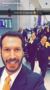 Quelle: Lufthansa Snapchat-Account