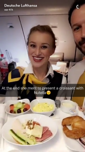 Quelle: Lufthansa Snapchat-Account