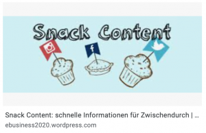 Snack-Content wird häufig mit Snacks visualisiert - zu Unrecht.