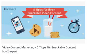 Snack-Content wird häufig mit Snacks visualisiert - zu Unrecht.